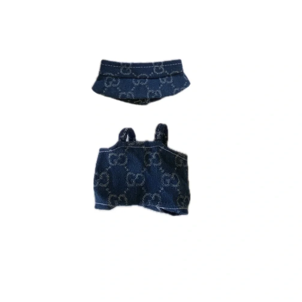 GG Overalls with Hat Labubu Outfit